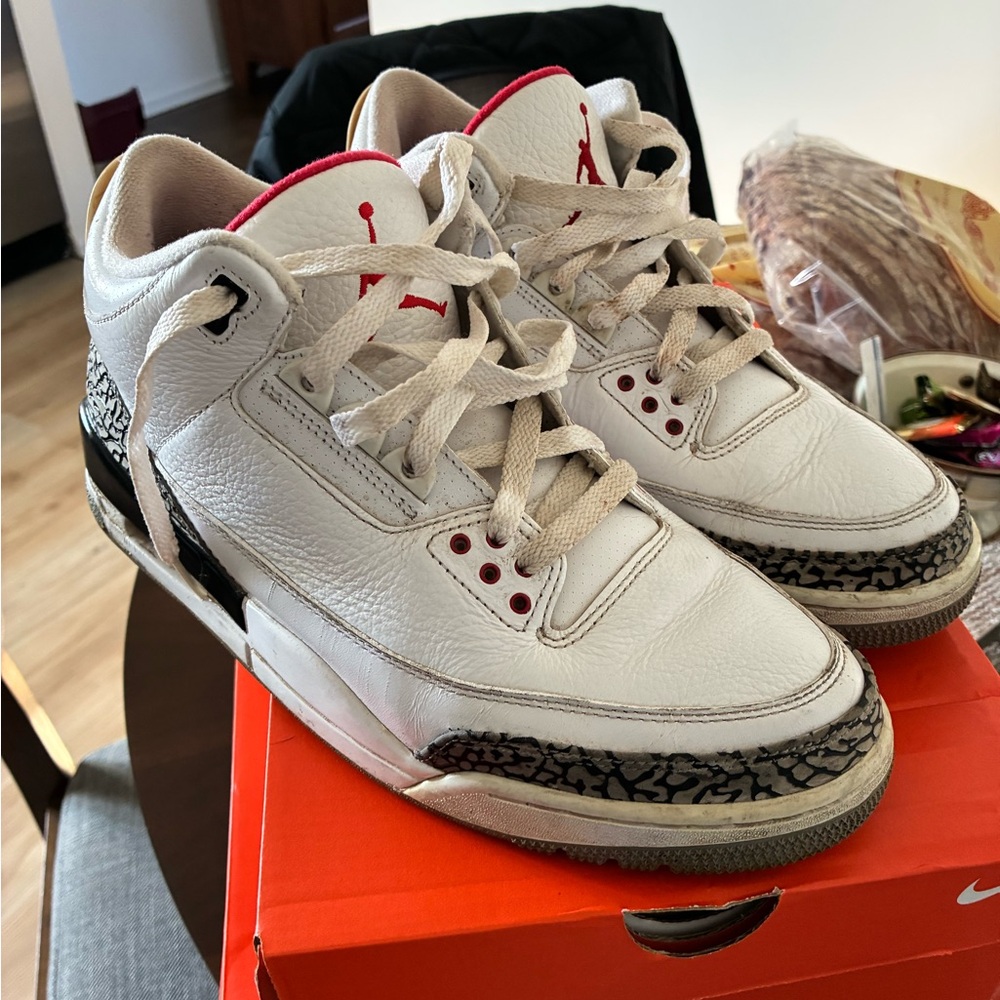Jordan Athletic Shoes White and Black